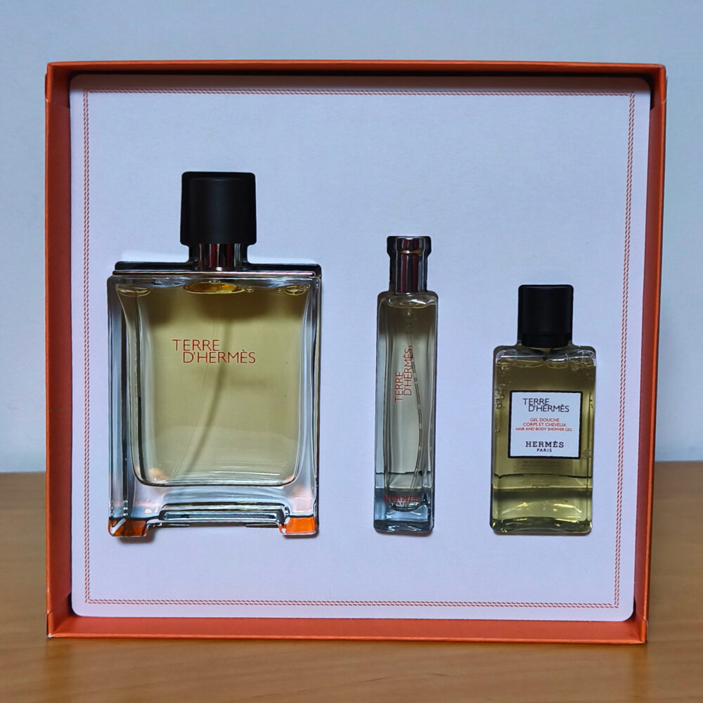 Hermes TERRE D'HERMES SET (Edt 100 ml + Edt 15 ml + Shower Gel 40 ml)